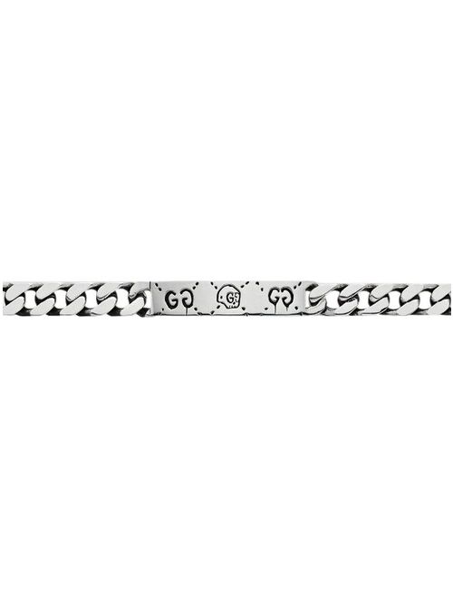 GucciGhost chain bracelet in silver