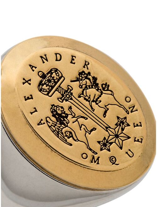 Alexander McQueen signet ring