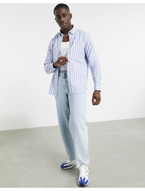 Selected Homme oxford shirt in blue stripe