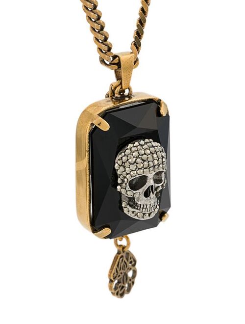 Alexander McQueen jewelled skull necklace