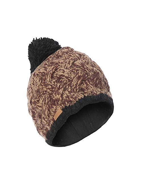 THE COLLECTION ROYAL Sulav Woolen Lined Beanie Ski Sherpa Hat