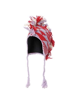 THE COLLECTION ROYAL Mohawk Woolen Lined Beanie Ear Flap Hat