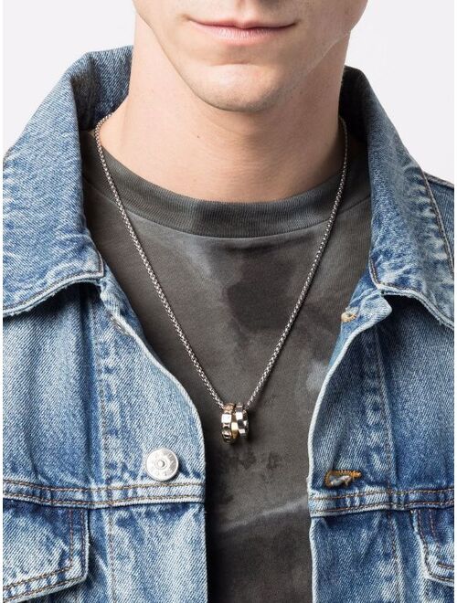 Diesel double-pendant necklace