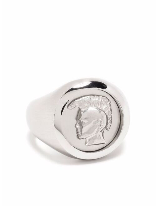 Diesel Icon signet ring