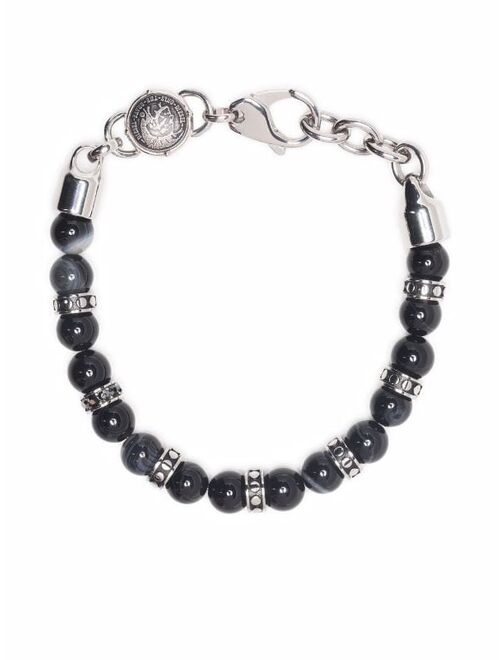 Diesel bead-chain strap bracelet