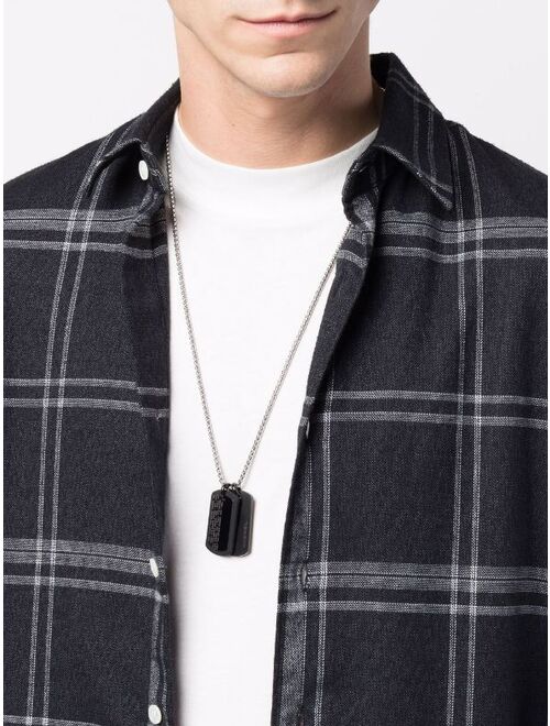 Diesel double dogtag necklace