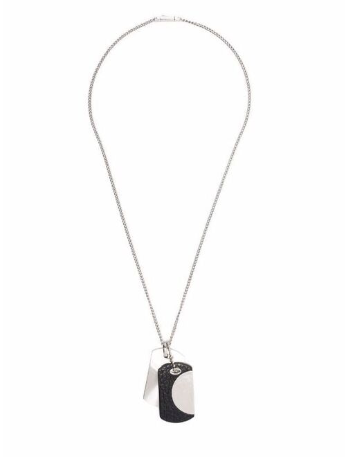 Diesel double-dog tag necklace