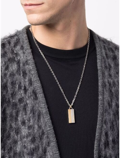 Diesel chain pendant necklace