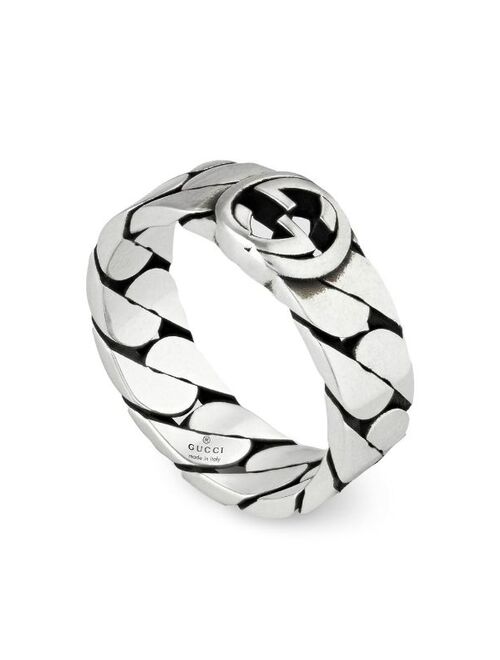 Gucci Interlocking G wide ring