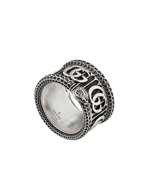 Gucci Double G motif ring