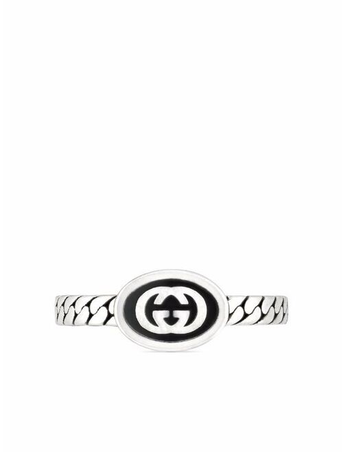 Gucci thin Interlocking G ring