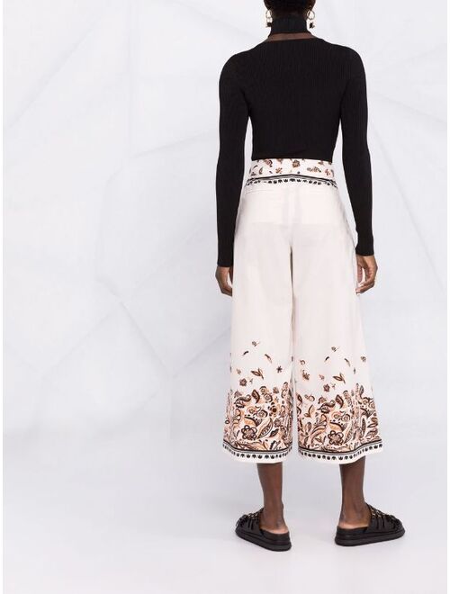 La DoubleJ Fauve print culottes