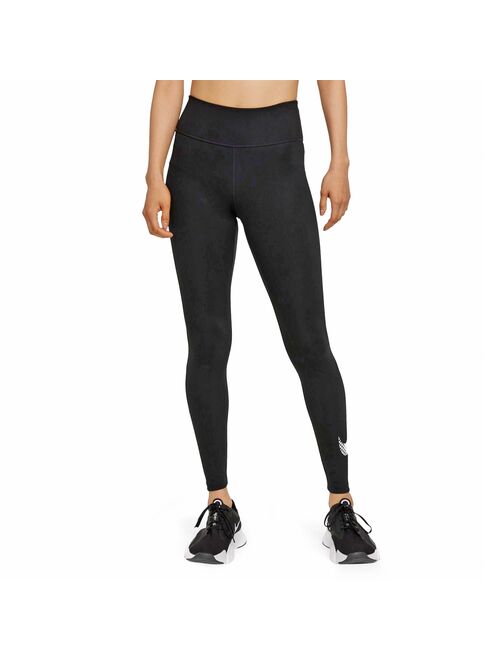 Plus Size Nike Dri-FIT One Icon Clash Mid-Rise Leggings