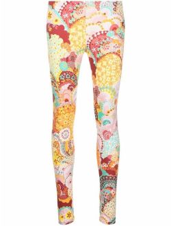 Holi floral-print leggings