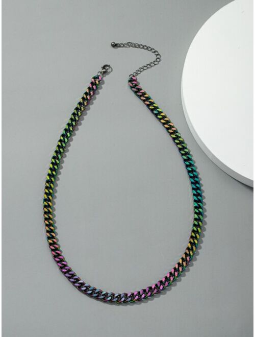 Shein Men Chain Necklace