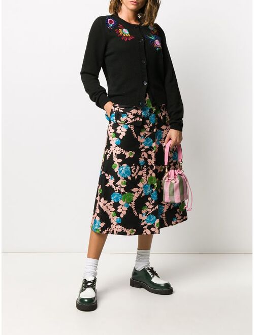 La DoubleJ Peggy floral print skirt