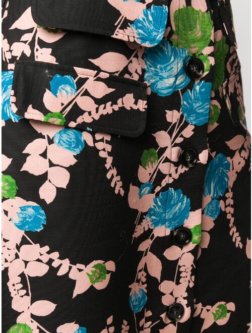 La DoubleJ Peggy floral print skirt