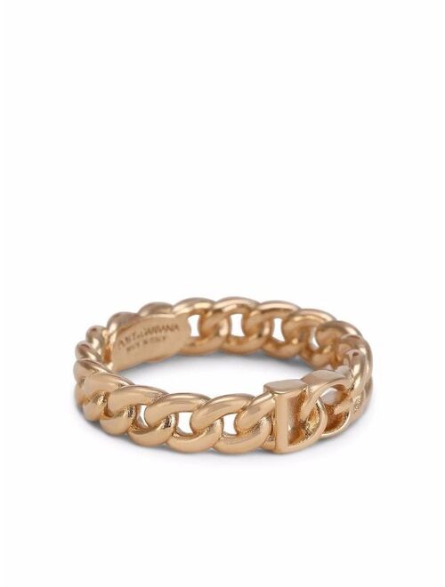 Dolce & Gabbana chain-link logo ring