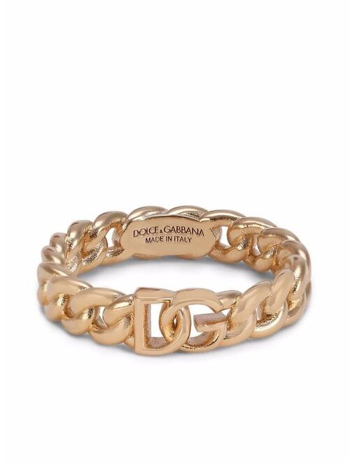 Dolce & Gabbana chain-link logo ring