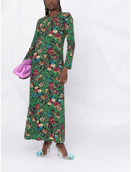 La DoubleJ Swing floral-print dress