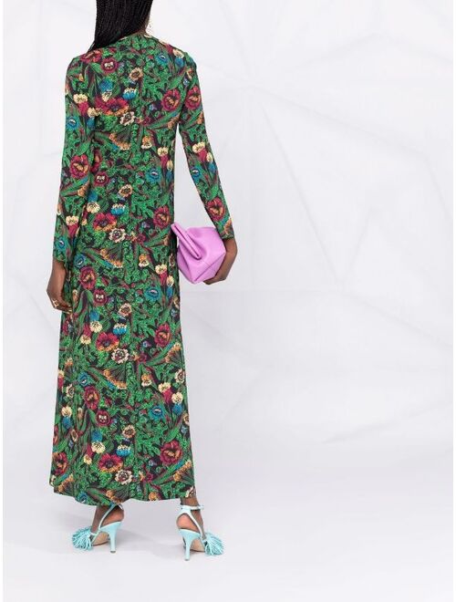 La DoubleJ Swing floral-print dress