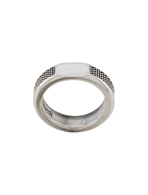 Emanuele Bicocchi textured band ring