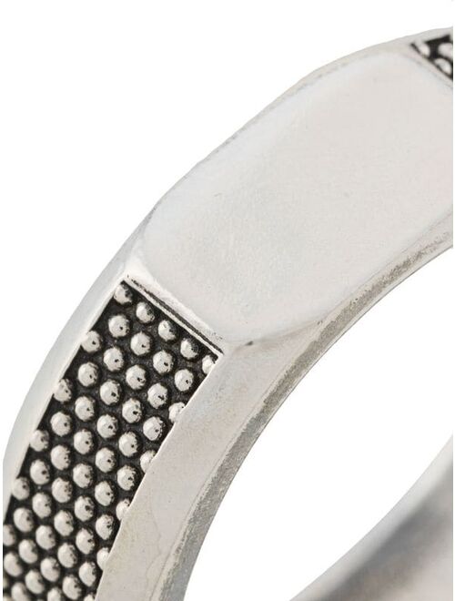 Emanuele Bicocchi textured band ring