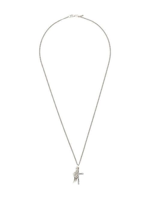 Emanuele Bicocchi Wing and Cross pendant necklace