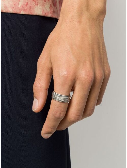 Emanuele Bicocchi engraved band ring