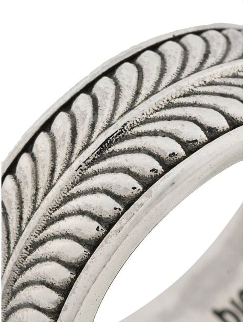 Emanuele Bicocchi engraved band ring