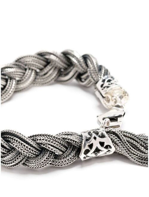 Emanuele Bicocchi woven chain bracelet