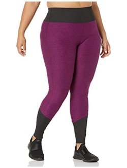 Women's High-Waisted Yoga Legging with Ribbed Cuffs