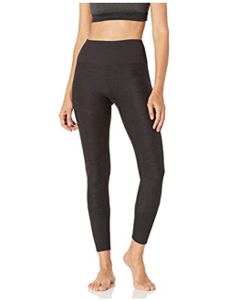 Women's High-Waisted Yoga Legging with Ribbed Cuffs