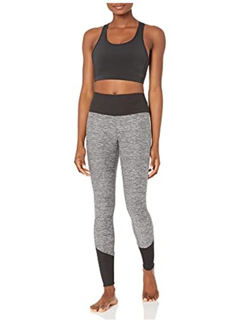 Core 10 Women's High-Waisted Yoga Legging with Ribbed Cuffs