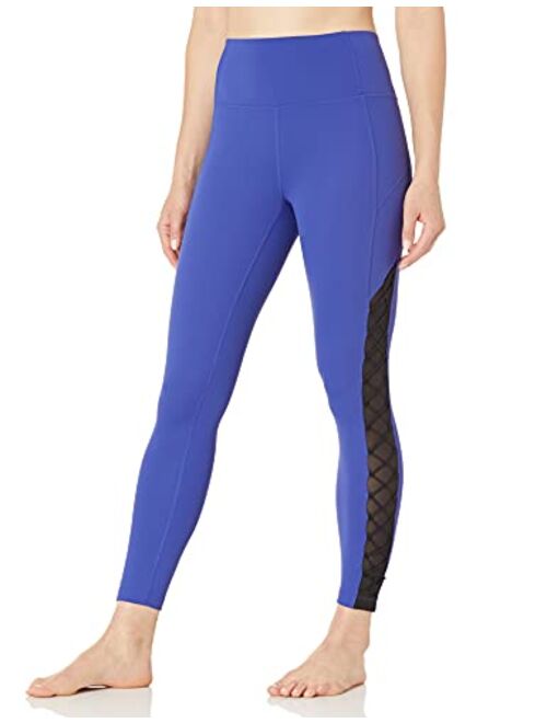 Amazon Brand - Core 10 Women's (XS-3X) Icon Series 'Lace-Up & Go' High Waist Yoga Legging - 24"