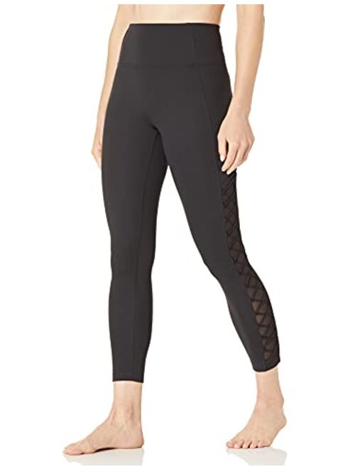 Amazon Brand - Core 10 Women's (XS-3X) Icon Series 'Lace-Up & Go' High Waist Yoga Legging - 24"