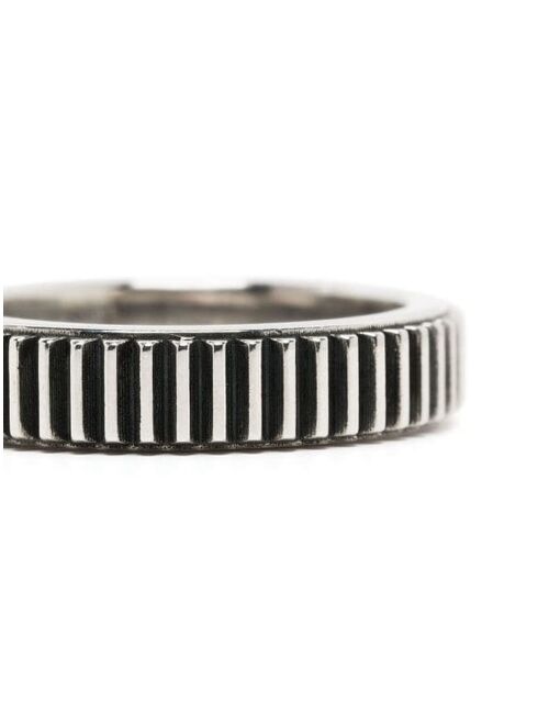 Emanuele Bicocchi striped band ring