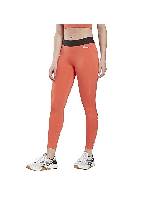 Core 10 by Reebok Women's Sweat-Wicking Mid-Rise Leggings