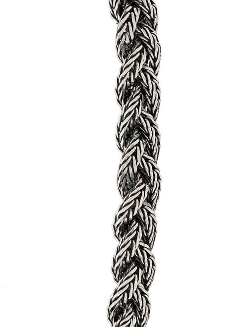 Emanuele Bicocchi slim woven chain bracelet