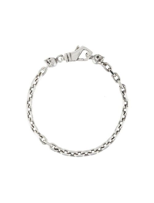 Emanuele Bicocchi skull-charm chain bracelet