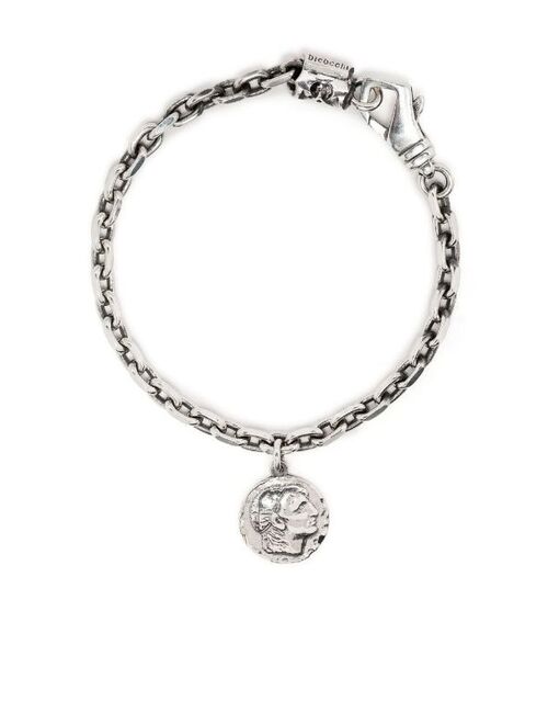 Emanuele Bicocchi coin charm bracelet