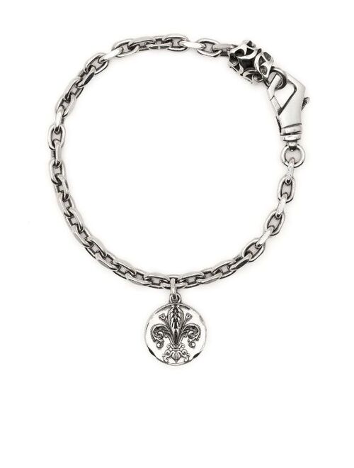 Emanuele Bicocchi lily coin bracelet