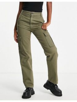 stradivarius cargo trousers