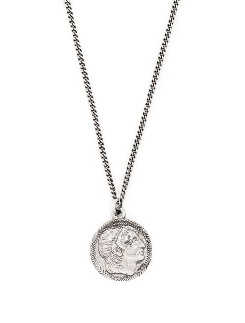 Emanuele Bicocchi Ceasar coin pendant necklace