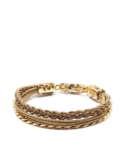 Emanuele Bicocchi triple chain bracelet