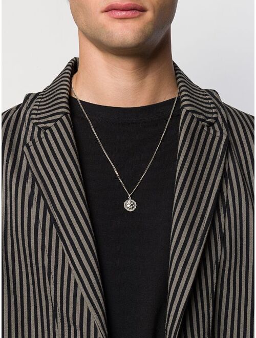 Emanuele Bicocchi Skull pendant chain necklace