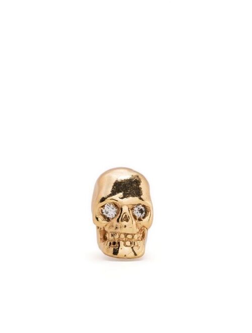 Emanuele Bicocchi diamond eye skull single earring