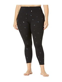 Plus Size High Waisted Midi Leggings