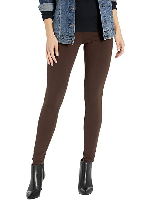 HUE Wide Waistband Blackout Cotton Leggings