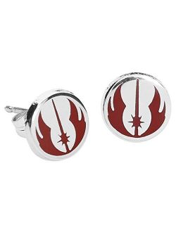 Jedi Logo Enamel Stud Earrings